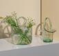 Preview: Muxing Glas Blumenvase Handtasche geformt klar Vase Aquarium